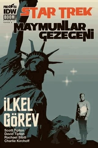 Star Trek Maymunlar Gezegeni - Kapak B – David Tipton, Scott Tipton – Presstij Kitap kitap kapağı