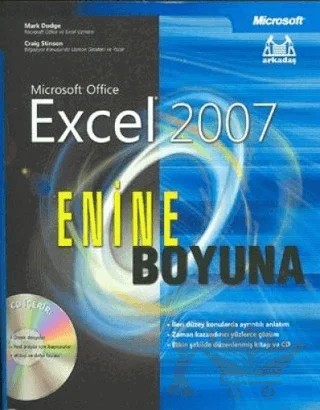 Enine Boyuna Microsoft Office Excel 2007 – Craig Stinson – Arkadaş Yayınları kitap kapağı
