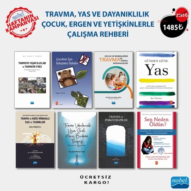 TRAVMA, YAS VE DAYANIKLILIK...ÇOCUK,ERGEN VE YETİŞKİNLERLE ÇALIŞMA REHBERİ – Ahmet Özmen, Nancy Davis, Amine Hümeyra Buldur, Ayşegül Sayan Karahan, Börte Özdemir, Elif Bestenigâr Mert, Emel Genç, Fikriye Eda Karaçul, Hale Nur Kılıç Memur, Melek Merve Erkılınç Gül, Nur Funda Başer Baykal, Özge Vural, Safiye Yılmaz Dinç, Sonay Aksungur, Jan Warner, Ayşe Handan Özkan Selim – Haftanın Kampanyası kitap kapağı