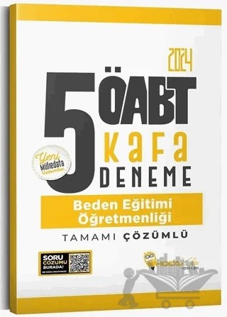 2024 ÖABT Beden Eğitimi Öğretmenliği 5 Kafa Deneme Çözümlü – Kolektif – Hoca Kafası Yayınları kitap kapağı