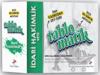 İdari Hakimlik Tablomatik Konu Anlatımı Seti – Kolektif – Dizgi Kitap kitap kapağı