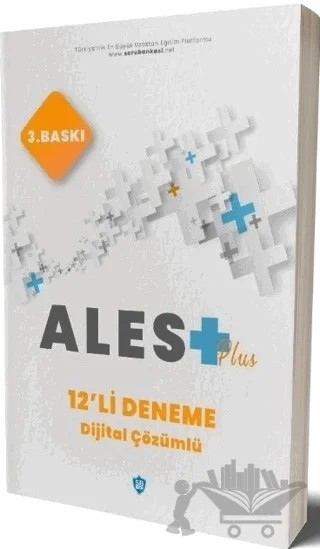 2021 ALES PLUS 12 Deneme Dijital Çözümlü – Kolektif – Sorubankası Net Yayınları kitap kapağı