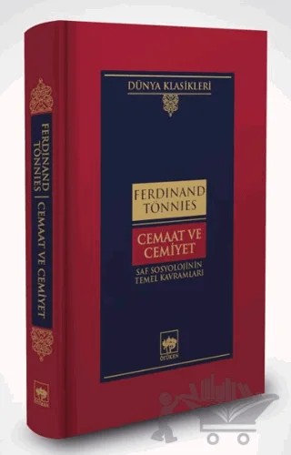 Cemaat ve Cemiyet – Ferdinand Tönnies – Ötüken Neşriyat kitap kapağı