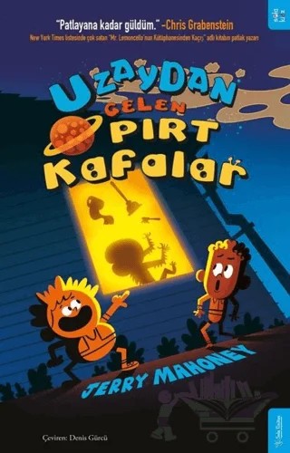 Uzaydan Gelen Pırt Kafalar – Jerry Mahoney – Sola Kidz kitap kapağı