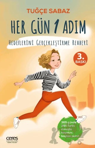 Her Gün 1 Adım – Tuğçe Sabaz – Ceres Yayınları kitap kapağı