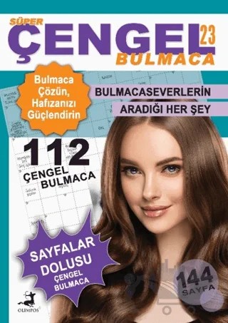 Süper Çengel Bulmaca 23 – Ahmet Ayyıldız – Olimpos Yayınları kitap kapağı