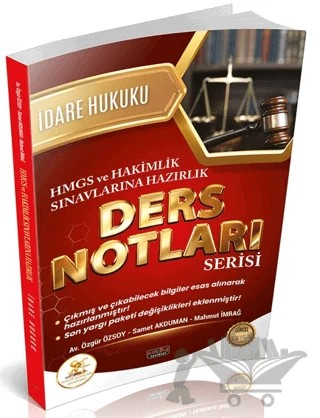HUKAL HMGS - Hakimlik İdare Hukuku Ders Notları – Savaş Yayınevi kitap kapağı