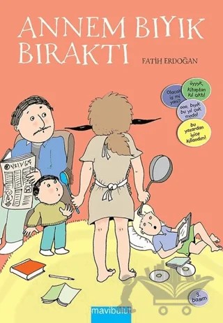 Annem Bıyık Bıraktı – Fatih Erdoğan – Mavibulut Yayınları kitap kapağı