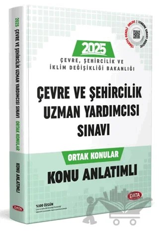 Çevre ve Şehircilik Bakanlığı Çevre ve Şehircilik Uzman Yardımcı Sınavı Ortak Konular Konu Anlatımlı – Kolektif – Data Yayınları kitap kapağı