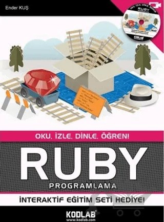 Ruby Programlama – Ender Kuş – Kodlab Yayın Dağıtım kitap kapağı