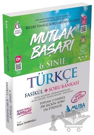 6. Sınıf Türkçe Mutlak Değer Fasikül ve Soru Bankası – Büşra Tahiroğlu – Muba Yayınları kitap kapağı