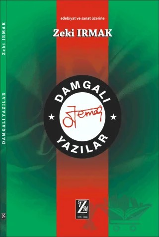 Damgalı Yazılar – Zeki Irmak – FZM Yayıncılık kitap kapağı