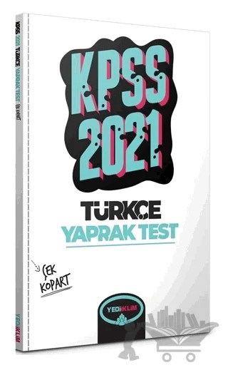 2021 KPSS Türkçe Çek Kopart Yaprak Test – Kolektif – Yediiklim Yayınları kitap kapağı