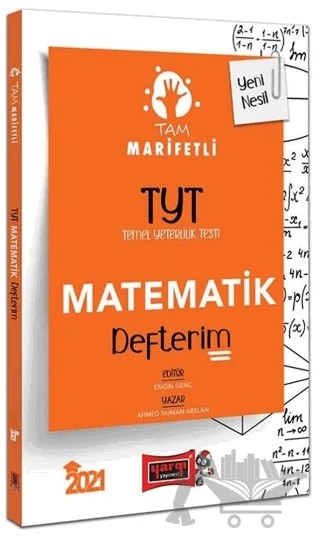 2021 TYT Tam Marifetli Matematik Defterim – Ahmed Numan Arslan – Yargı Yayınevi kitap kapağı
