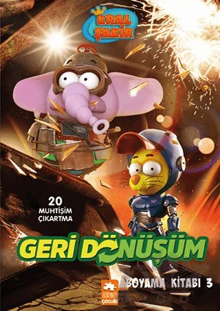 Kral Şakir Geri Dönüşüm Boyama Kitabı 3 – Kolektif – Eksik Parça Yayınları kitap kapağı