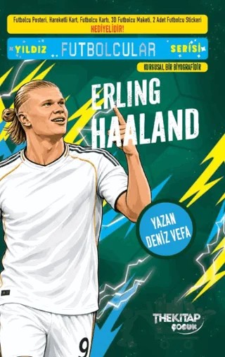Yıldız Futbolcular Serisi - Erling Haaland – Deniz Vefa – The Kitap Çocuk kitap kapağı