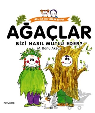 Ağaçlar Bizi Nasıl Mutlu Eder? – M. Banu Aksoy – Hayykitap kitap kapağı