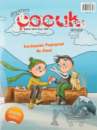 Diyanet Aylık Çocuk Dergisi Sayı: 499 - Şubat 2022 – Diyanet İşleri Başkanlığı kitap kapağı