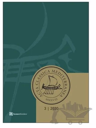 Acta Classica Mediterranea Sayı 3 2020 – Homer Kitabevi kitap kapağı