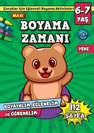 Maxi Boyama Zamanı 8 – İlhan Arlı – Maxi Yayıncılık kitap kapağı