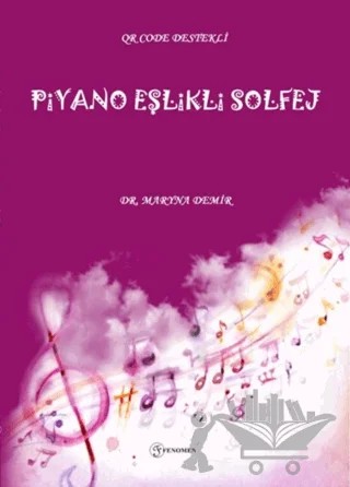 Piyano Eşlikli Solfej – Maryna Demir – Fenomen Yayıncılık kitap kapağı