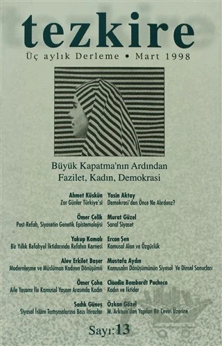 Tezkire Üç Aylık Derleme Sayı: 13 – Tezkire Dergisi kitap kapağı