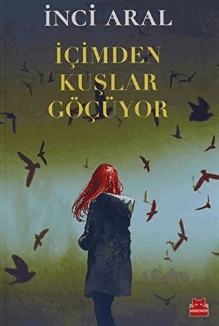 İçimden Kuşlar Göçüyor – İnci Aral – Kırmızı Kedi Yayınevi kitap kapağı