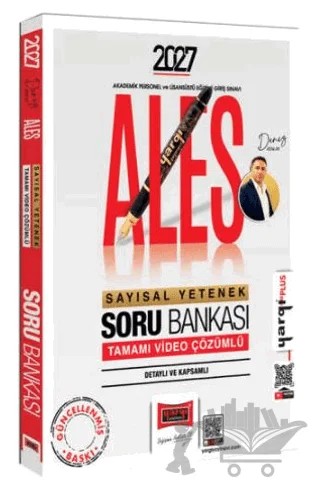 2027 ALES Sayısal Yetenek Tamamı Video Çözümlü Soru Bankası – Deniz Atalay – Yargı Yayınevi kitap kapağı