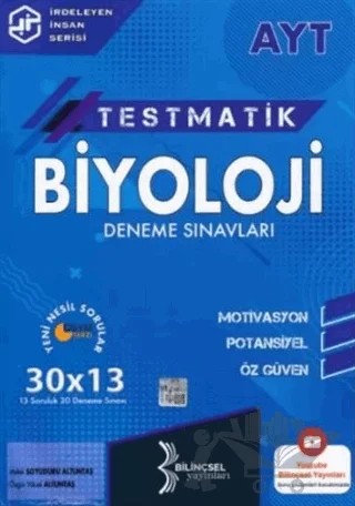 AYT Testmatik Biyoloji Deneme Sınavları – Kolektif – Bilinçsel Yayınları kitap kapağı