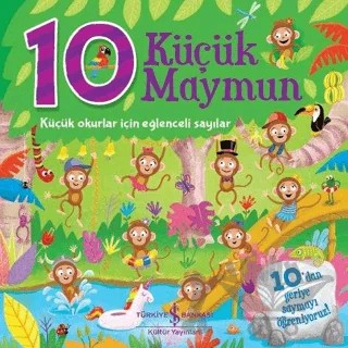 10 Küçük Maymun – Stephanie Moss – İş Bankası Kültür Yayınları kitap kapağı