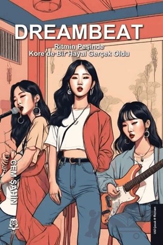 DreamBeat - Ritmin Peşinde - Kore'de Bir Hayal Gerçek Oldu – Cem Şahin – UGİ Çocuk kitap kapağı
