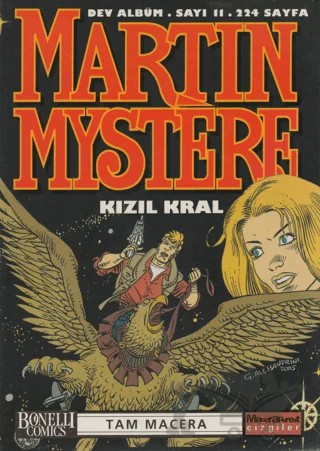 Martin Mystere Dev Albüm Sayı: 11 Kızıl Kral – Carlo Recagno – Oğlak Yayıncılık kitap kapağı
