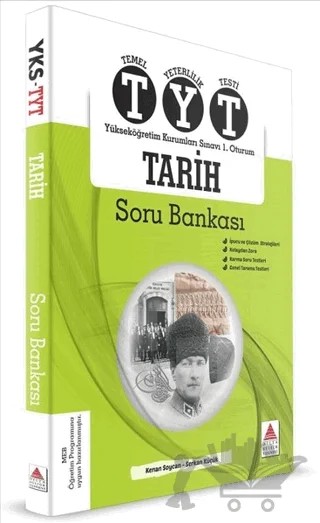 2018 TYT Tarih Soru Bankası – Kenan Soycan, Serkan Küçük – Delta Kültür Yayınevi kitap kapağı