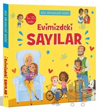Aile Hikayeleri Serisi: Evimizdekl Sayılar – Kolektif – Dikkat Atölyesi Yayınları kitap kapağı