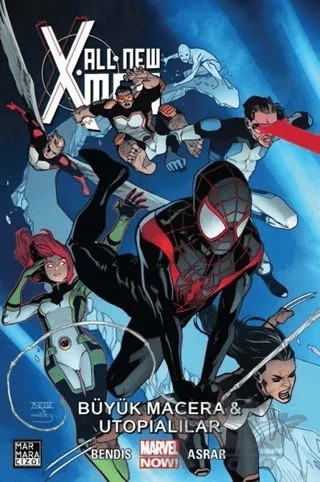 All New X-Men Cilt 6: Büyük Macera ve Ütopialılar – Brian Michael Bendis – Marmara Çizgi kitap kapağı
