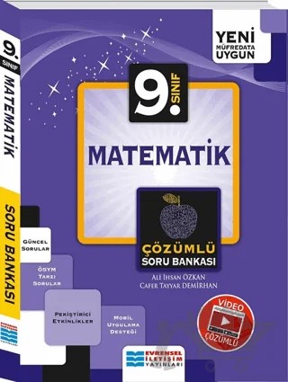 9. Sınıf Matematik Soru Bankası – Ali İhsan Özkan, Cafer Tayyar Demirhan – Evrensel İletişim Yayınları kitap kapağı