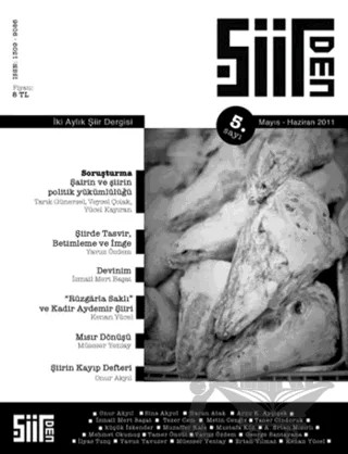 Şiirden İki Aylık Şiir Dergisi Sayı: 5 Mayıs - Haziran 2011 – Şiirden Yayıncılık kitap kapağı
