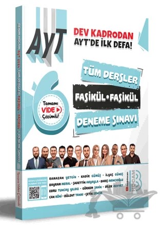AYT Tüm Dersler Tamamı Video Çözümlü Fasikül Fasikül Deneme Sınavı – Kolektif – Benim Hocam Yayınları kitap kapağı