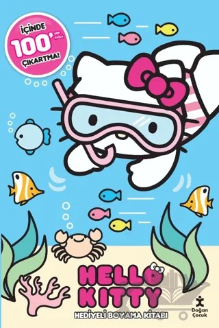 Hello Kıtty 100+ Çıkartma Hediyeli Boyama Kitabı – Kolektif – Doğan Çocuk kitap kapağı