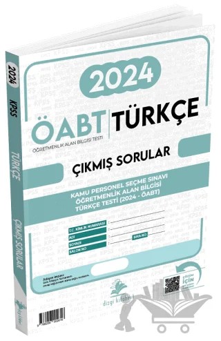 ÖABT MEB-AGS Türkçe Öğretmenliği 2024 Sınavı Çıkmış Sorular Çözümlü – Kolektif – Dizgi Kitap kitap kapağı