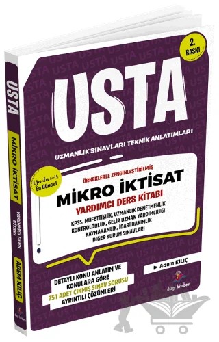 KPSS Kaymakamlık Hakimlik ve Uzmanlık Sınavları Mikro İktisat USTA Yardımcı Ders Kitabı – Adem Kılıç – Dizgi Kitap kitap kapağı
