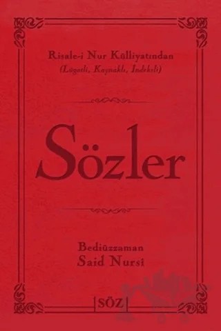 Sözler (Çanta Boy) – Bediüzzaman Said-i Nursi – Söz Basım Yayın kitap kapağı
