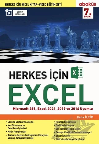Herkes İçin Excel – Cenk İltir – Abaküs Kitap kitap kapağı