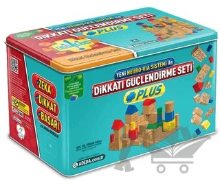 Dikkati Güçlendirme Seti Plus 4 Yaş A – Osman Abalı – Adeda Yayınları kitap kapağı