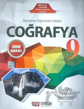 9. Sınıf Coğrafya Soru Bankası – Sedat Akkaya, Vedat Aslan – Nitelik Yayınları kitap kapağı