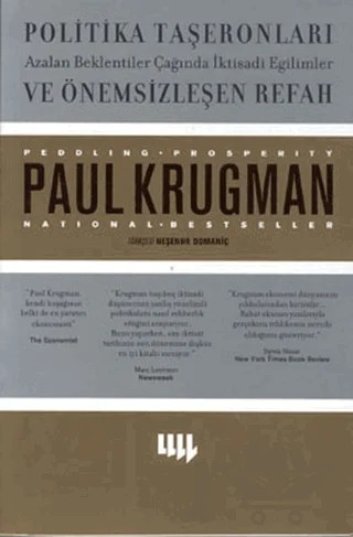 Politika Taşeronları ve Önemsizleşen Refah – Paul Krugman – Literatür Yayıncılık kitap kapağı