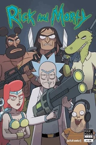 Rick and Morty 58 – Zac Gorman – Marmara Çizgi kitap kapağı