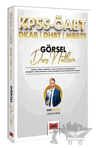 Yargı Yayınları 2023 ÖABT DKAB-DHBT-MBSTS Görsel Ders Notları – Enes Kazanç – Yargı Yayınevi kitap kapağı