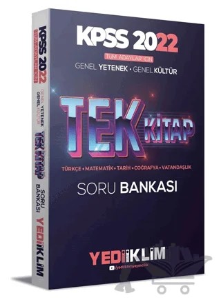 Kpss 2022 Tüm Adaylar İçin Genel Yetenek Genel Kültür Tek Kitap Soru Bankası – Kolektif – Yediiklim Yayınları kitap kapağı