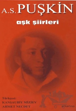 A.S. Puşkin Aşk Şiirleri – Ahmet Necdet – Artshop Yayıncılık kitap kapağı